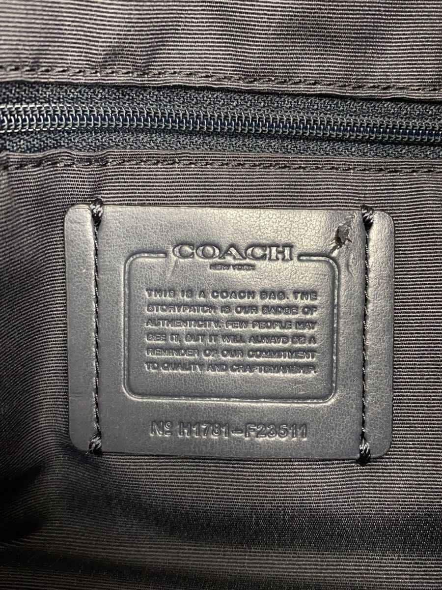 COACH Tote Bag Leather Navy F23511 5