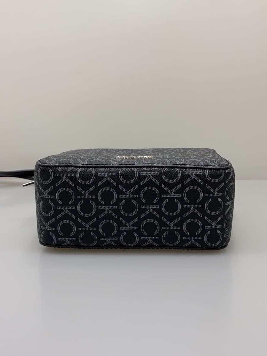 Calvin Klein Shoulder Bag PVC Black All-over Print 4