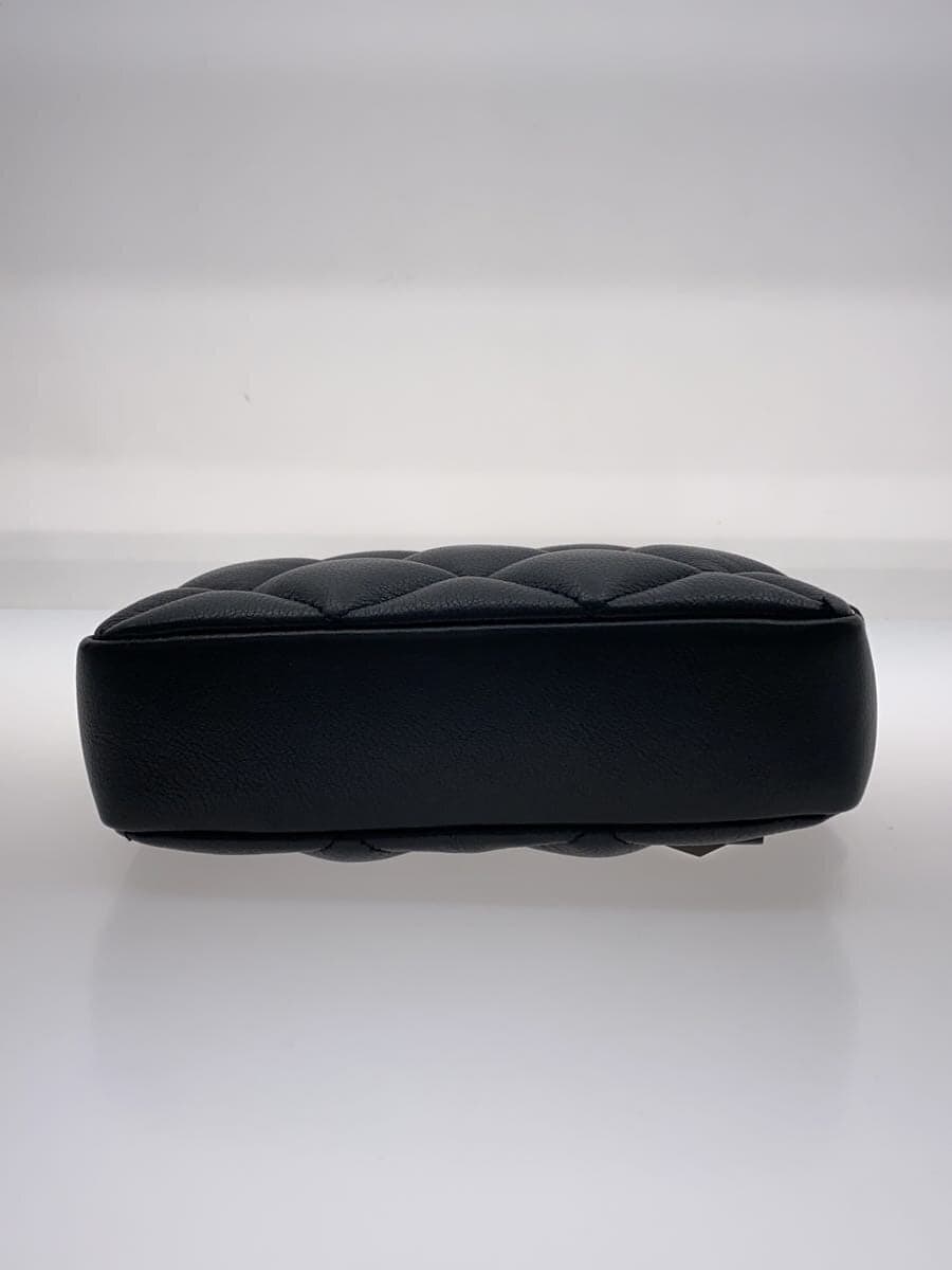 ANTONIO CRISTIANO Shoulder Bag Cowhide BLK Solid AC-360549 2-Way 4