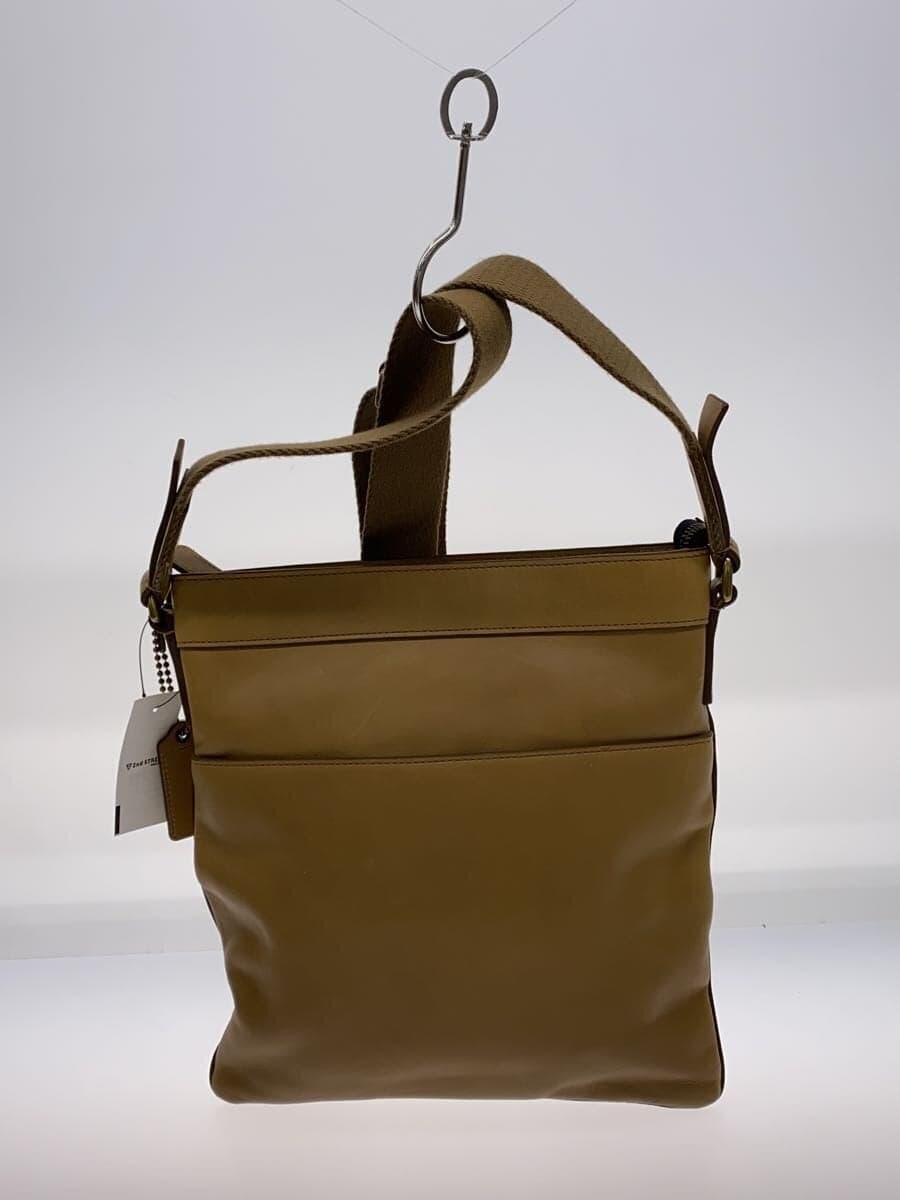 COACH Shoulder Bag Leather BEG Solid j1276-70710 3