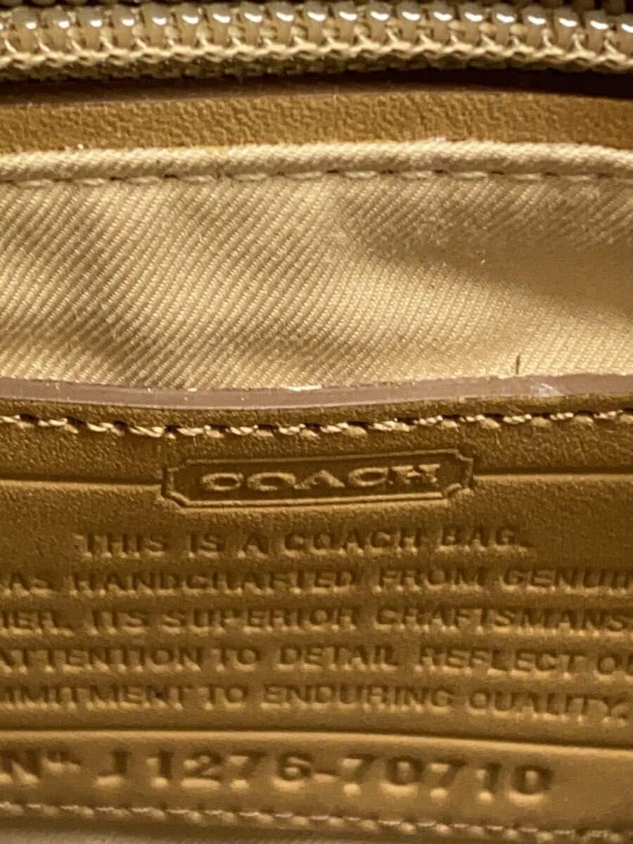 COACH Shoulder Bag Leather BEG Solid j1276-70710 5