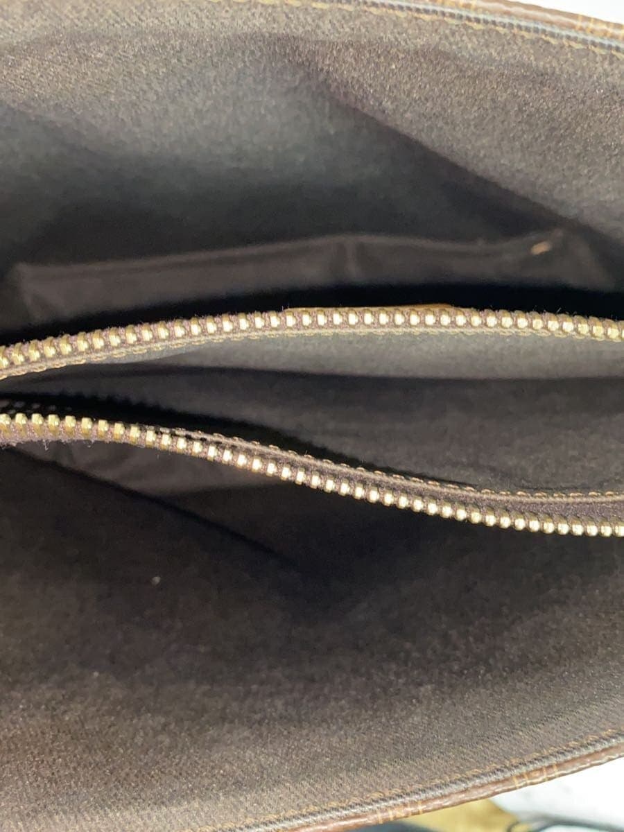 CELINE tote bag leather BRW all-over pattern CE00 13 Macadam pattern 6