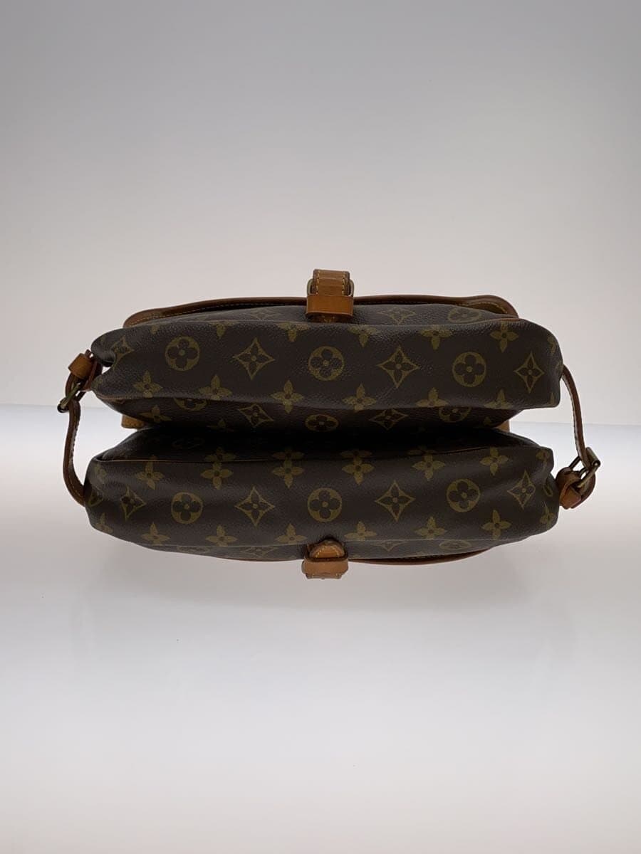 LOUIS VUITTON1)Saumur 30_Monogram Canvas PVC BRW All Over Pattern 4