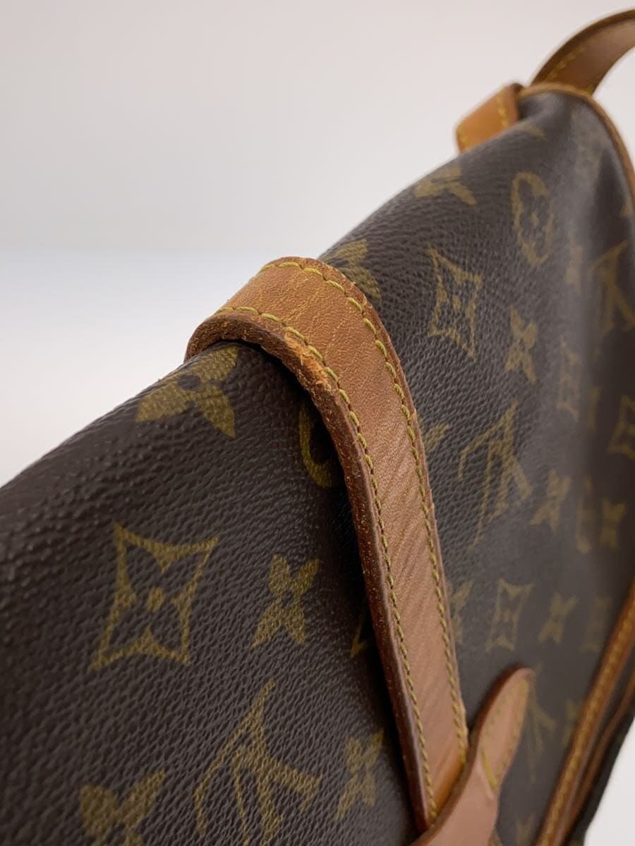 LOUIS VUITTON1)Saumur 30_Monogram Canvas PVC BRW All Over Pattern 9