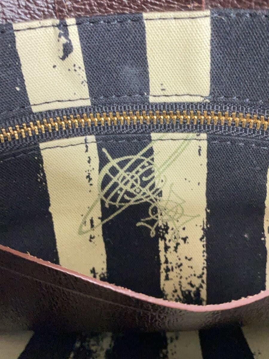 Vivienne Westwood Tote Bag Leather BRW Solid 7