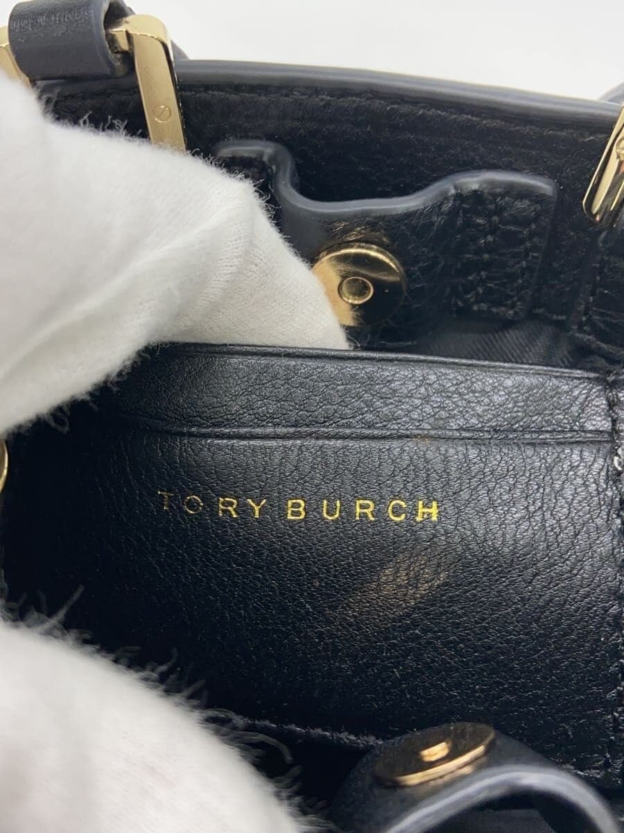 TORY BURCH2-Way Shoulder Bag Leather BLK Solid HSP037 5