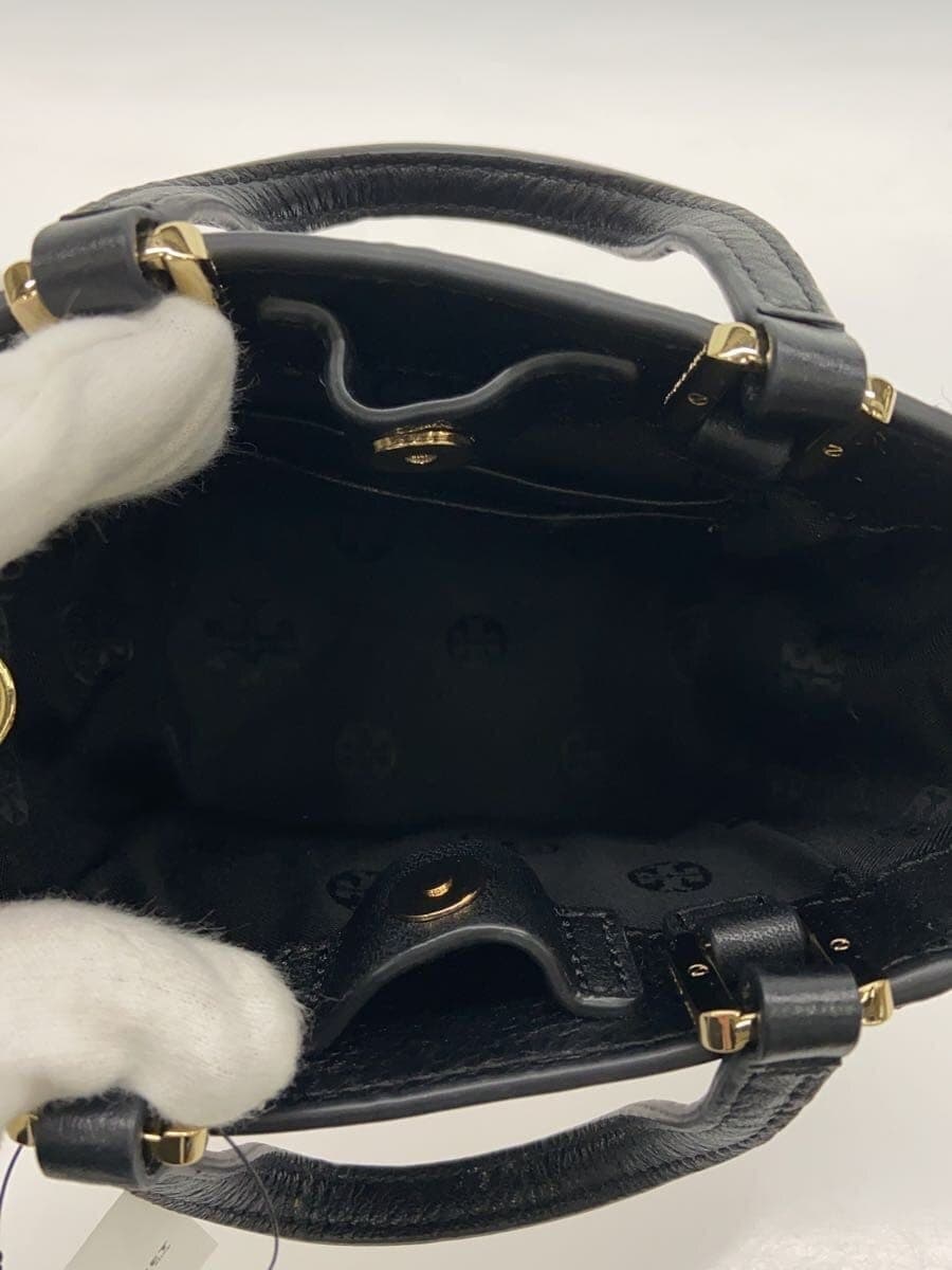 TORY BURCH2-Way Shoulder Bag Leather BLK Solid HSP037 6