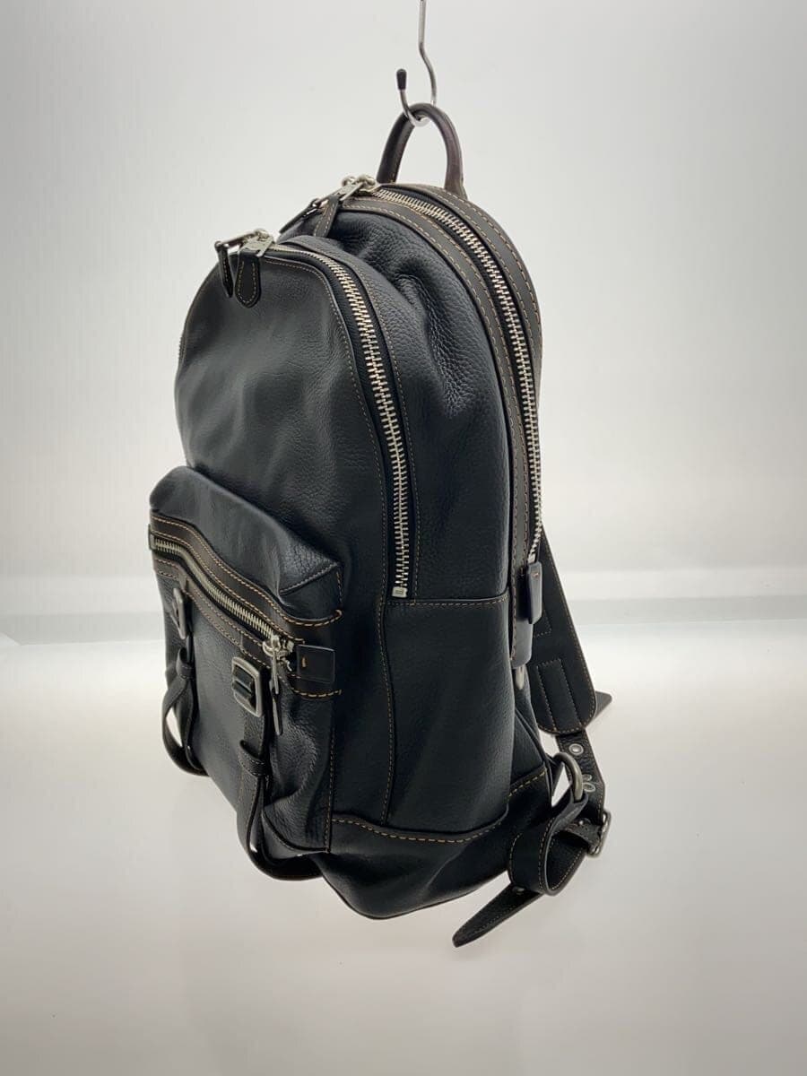 COACH Backpack Leather BLK Solid 57408 2