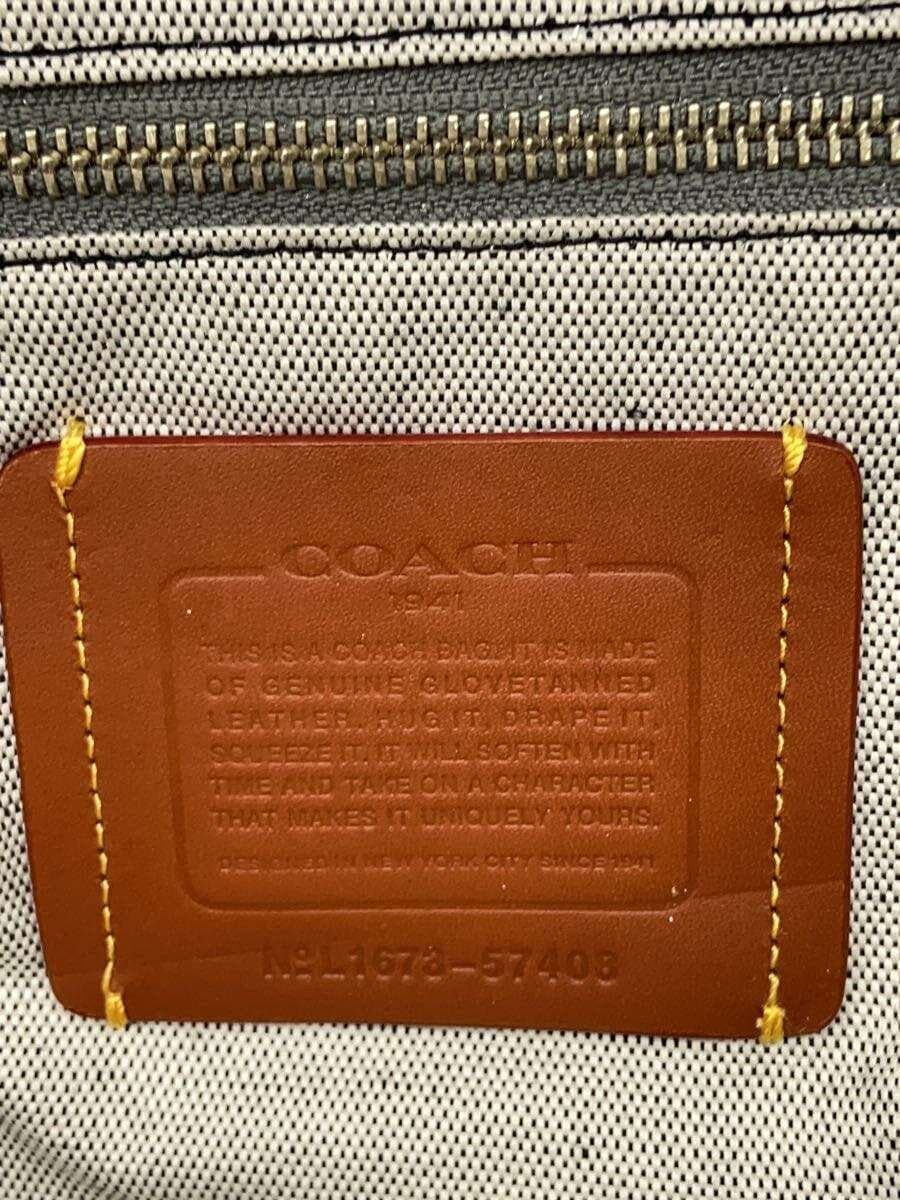 COACH Backpack Leather BLK Solid 57408 5