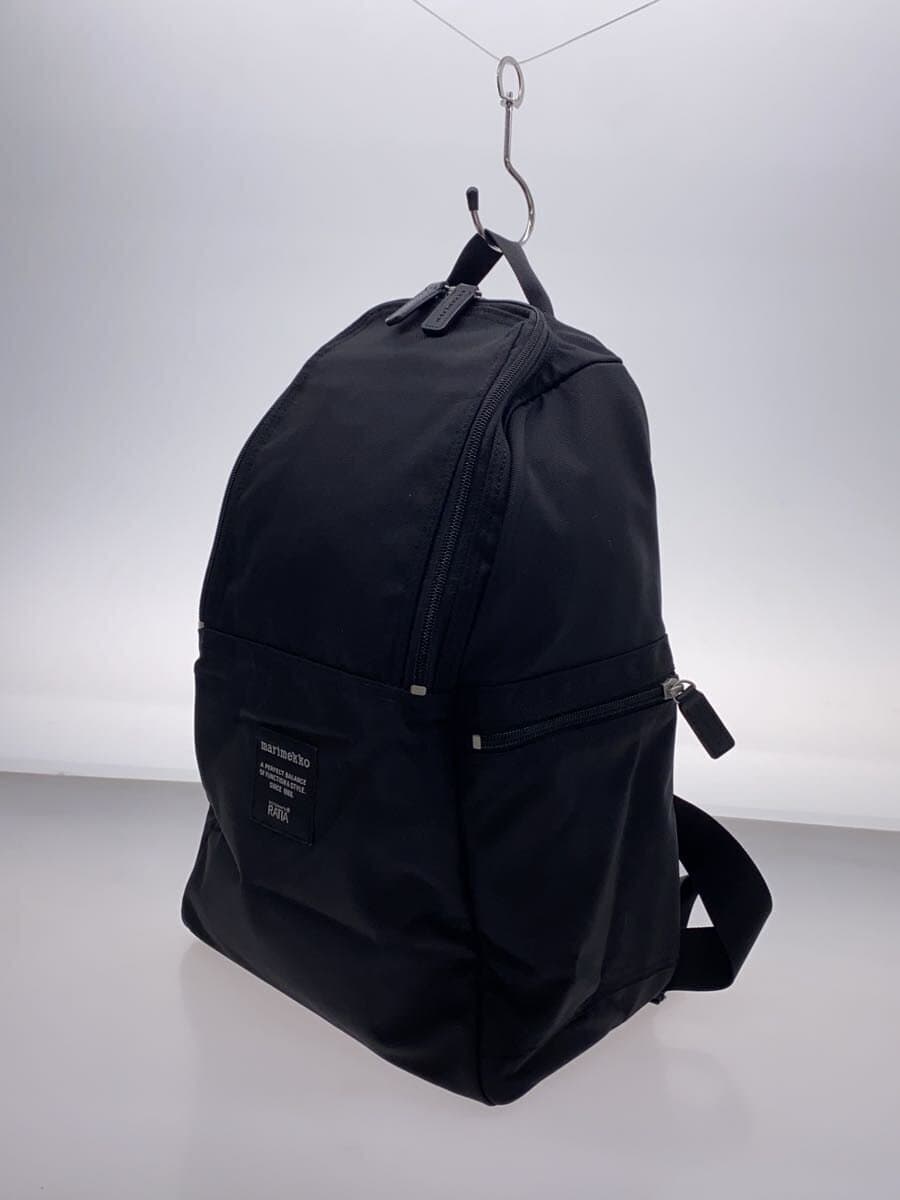 marimekkoMETRO Backpack Nylon BLK Solid 2