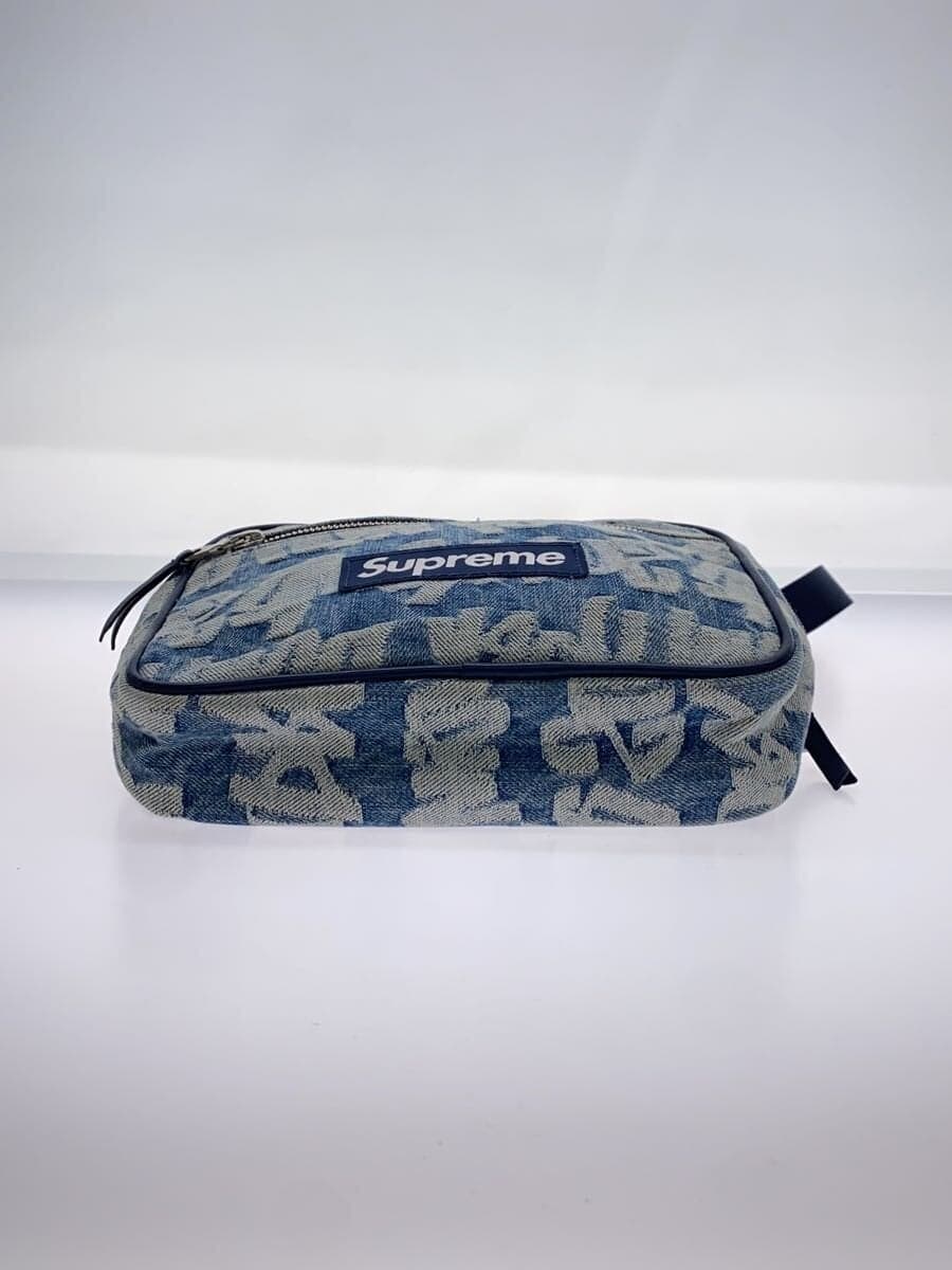 Supreme22ss Fat tip jacquard Shoulder bag Denim IDG All-over pattern 4