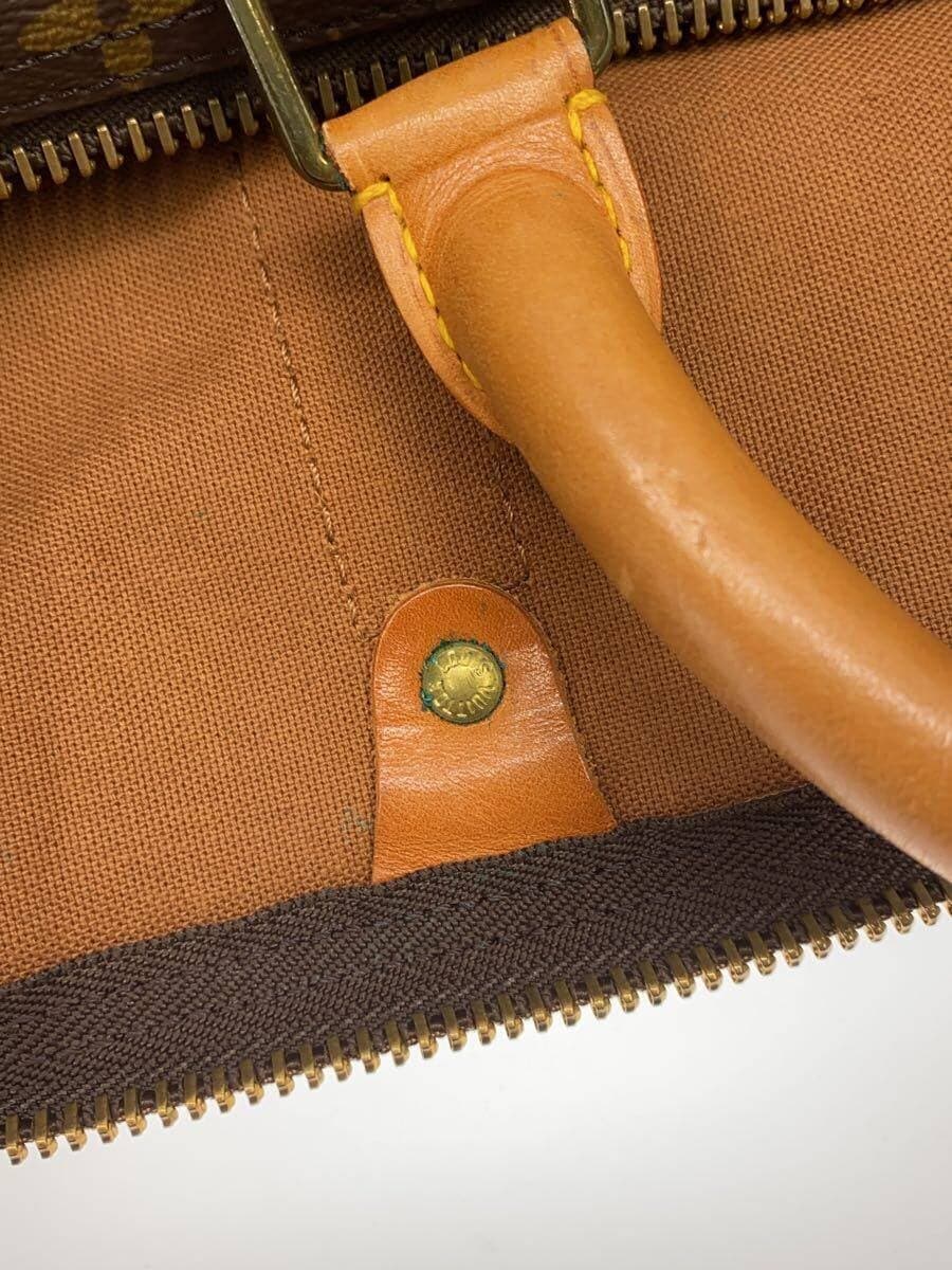 LOUIS VUITTON Boston Bag Leather CML Monogram 7