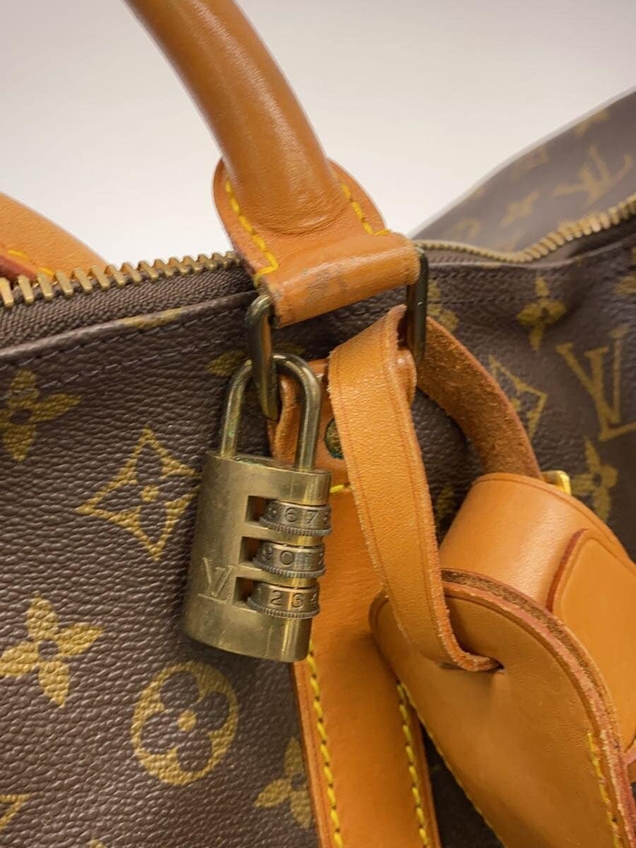 LOUIS VUITTON Boston Bag Leather CML Monogram 8