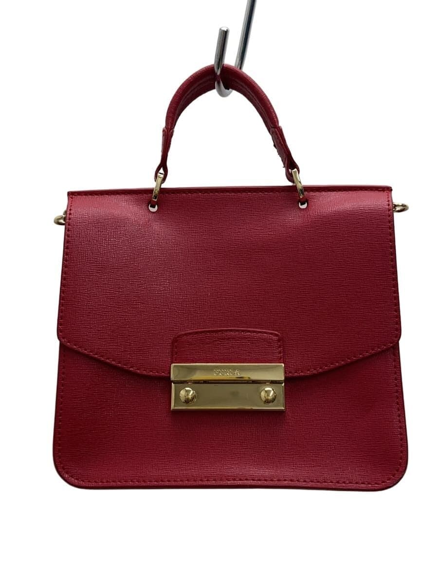 FURLA Shoulder Bag Leather RED G6808