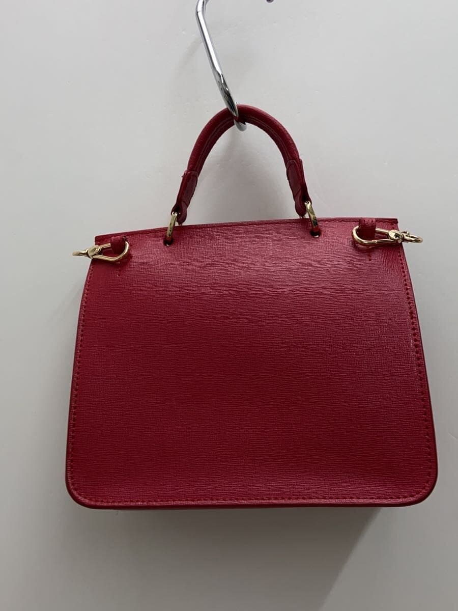 FURLA Shoulder Bag Leather RED G6808 3