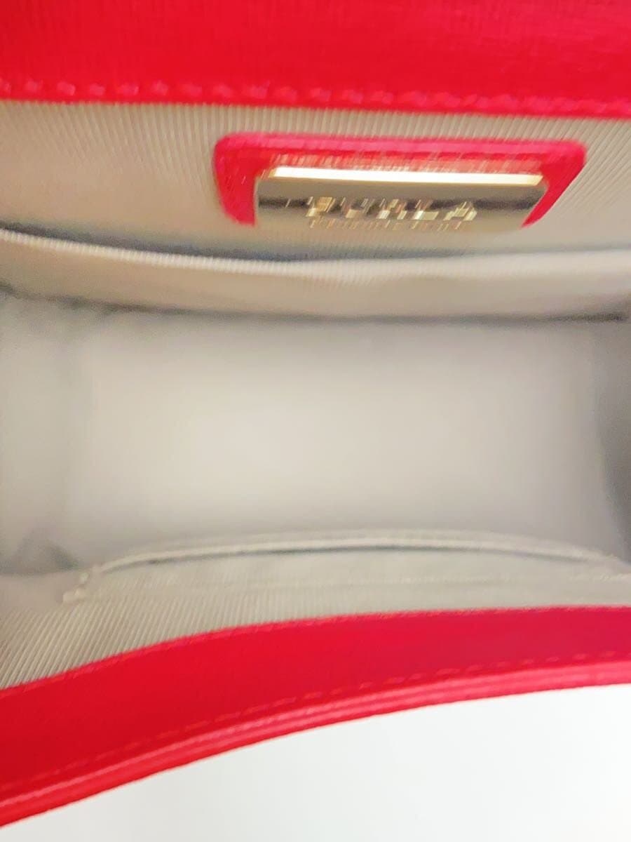 FURLA Shoulder Bag Leather RED G6808 6