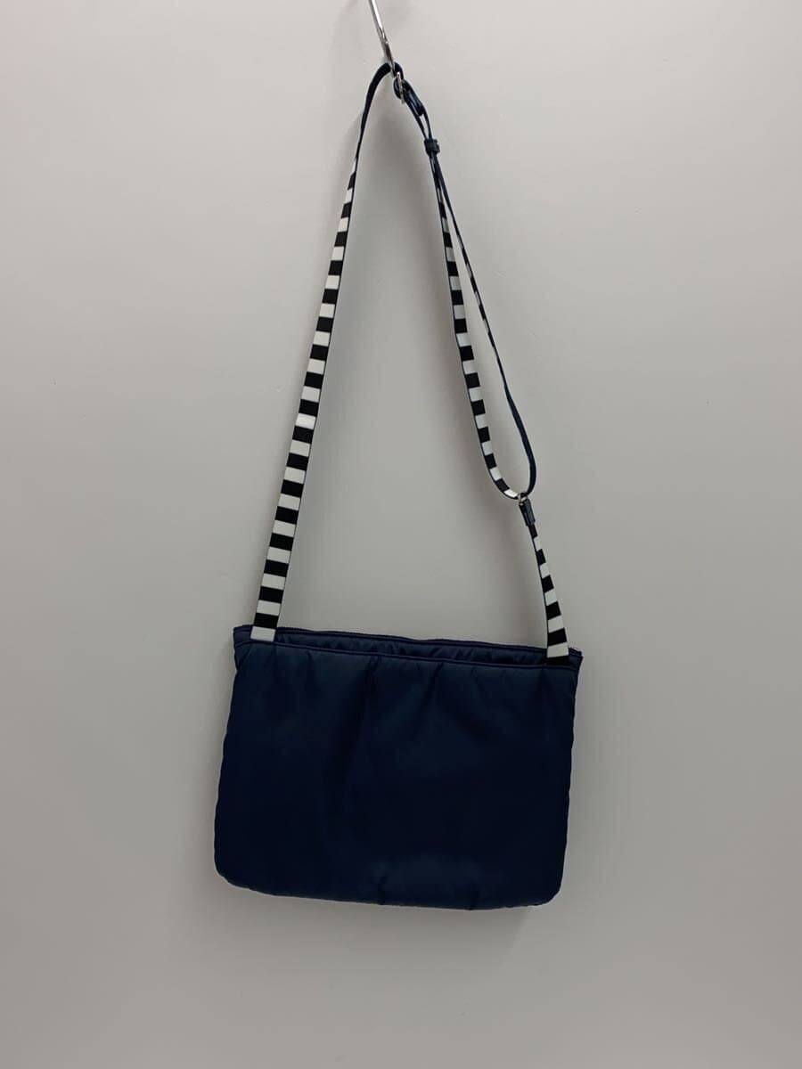agnes b. Shoulder Bag Nylon NVY JS13-03 3