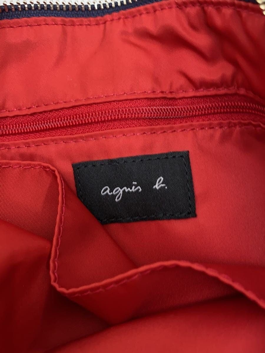 agnes b. Shoulder Bag Nylon NVY JS13-03 5