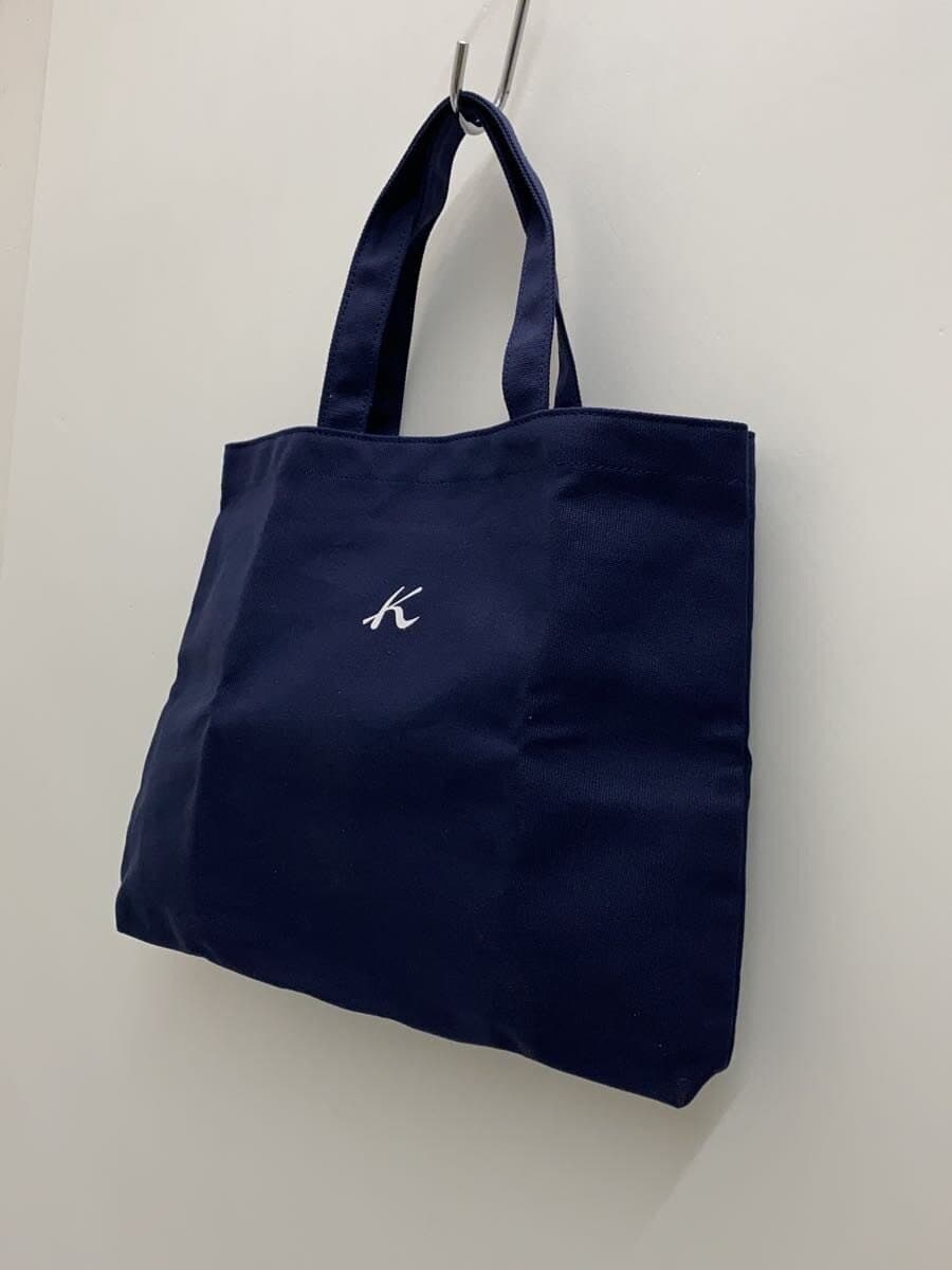 Kitamura Tote Bag Cotton NVY Solid 2