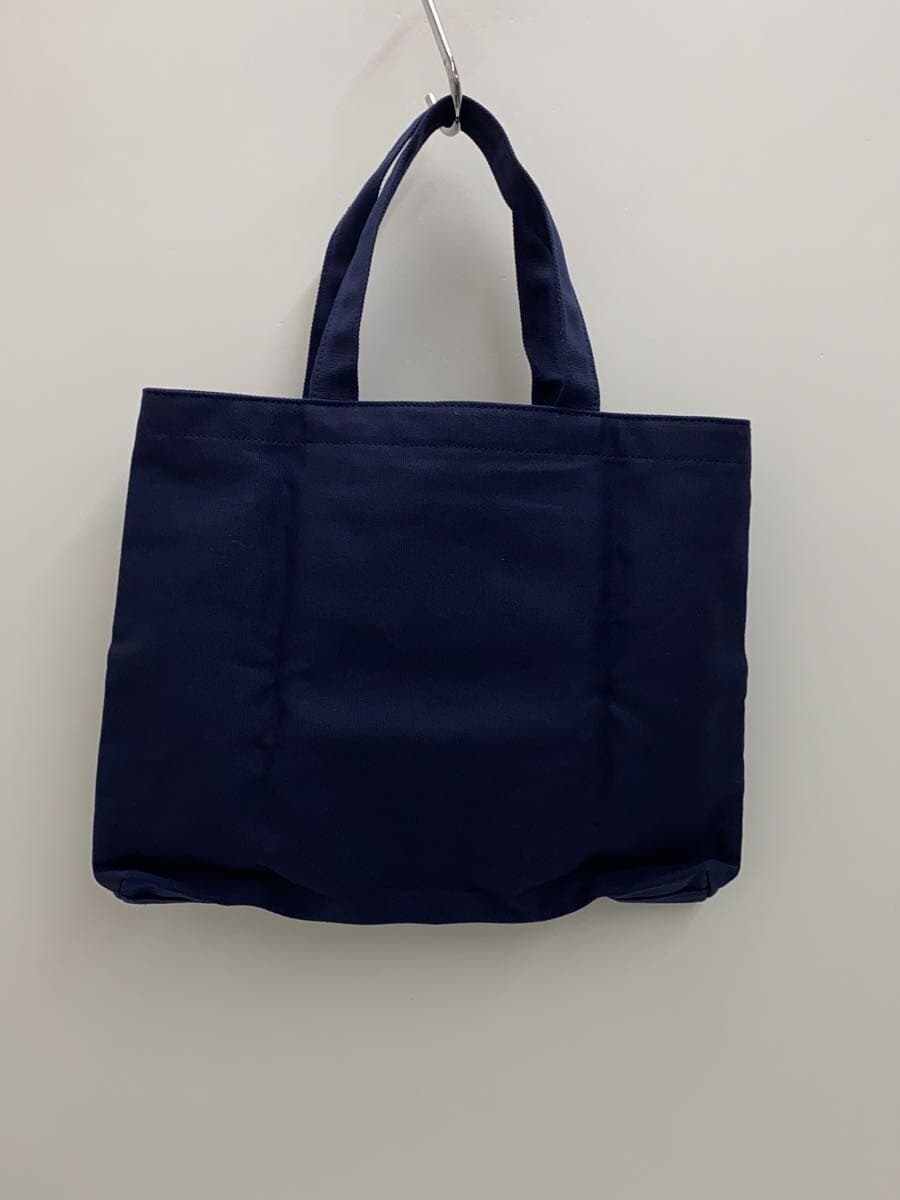 Kitamura Tote Bag Cotton NVY Solid 3