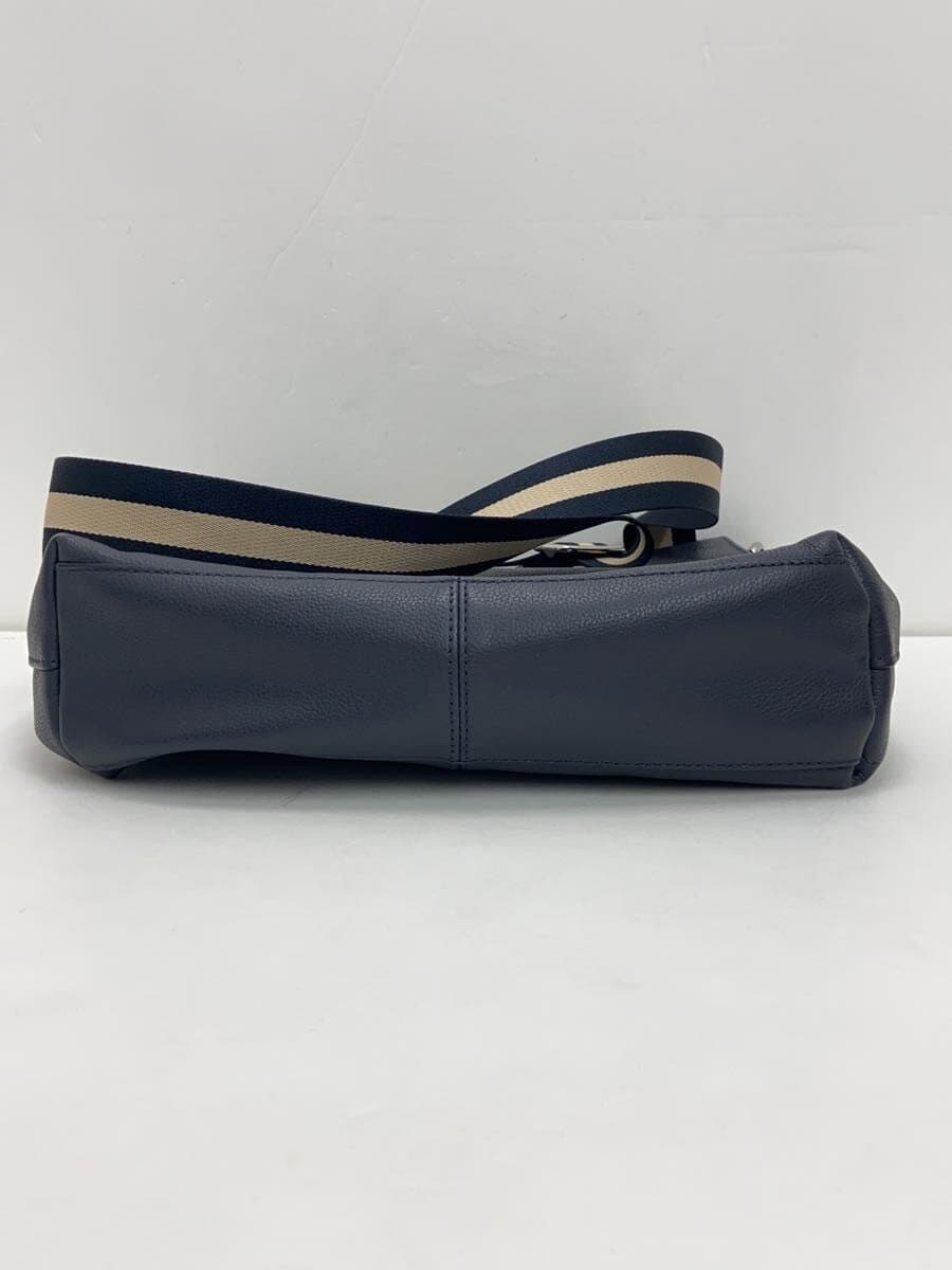 COACH Charles Small Messenger Leather NVY 4