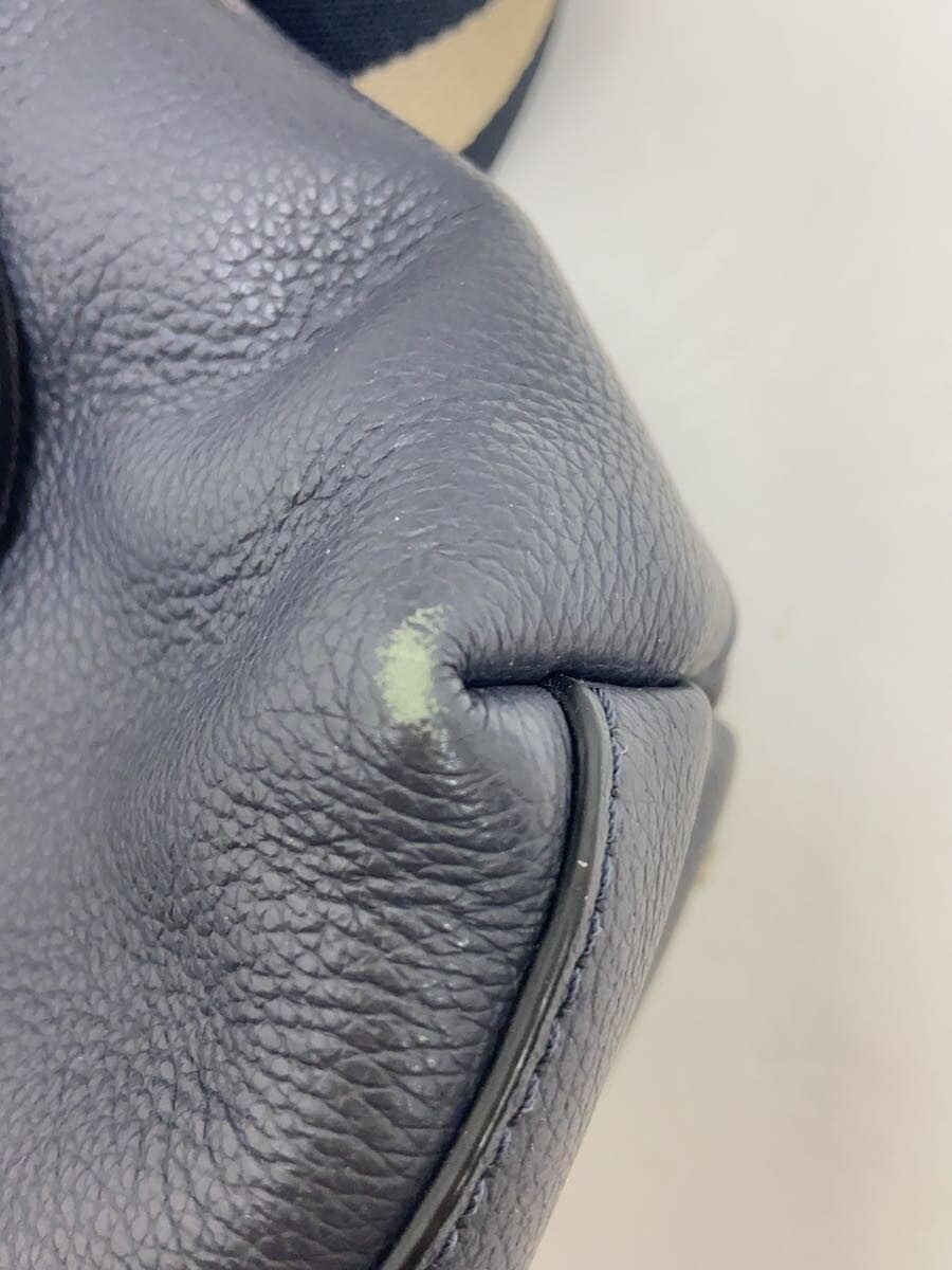 COACH Charles Small Messenger Leather NVY 8