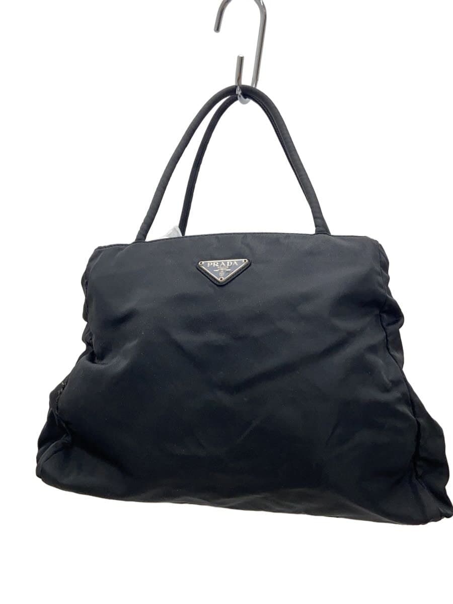 PRADA Handbag Nylon BLK