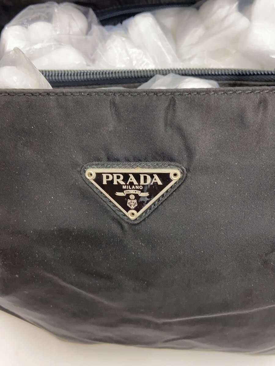PRADA Handbag Nylon BLK 5