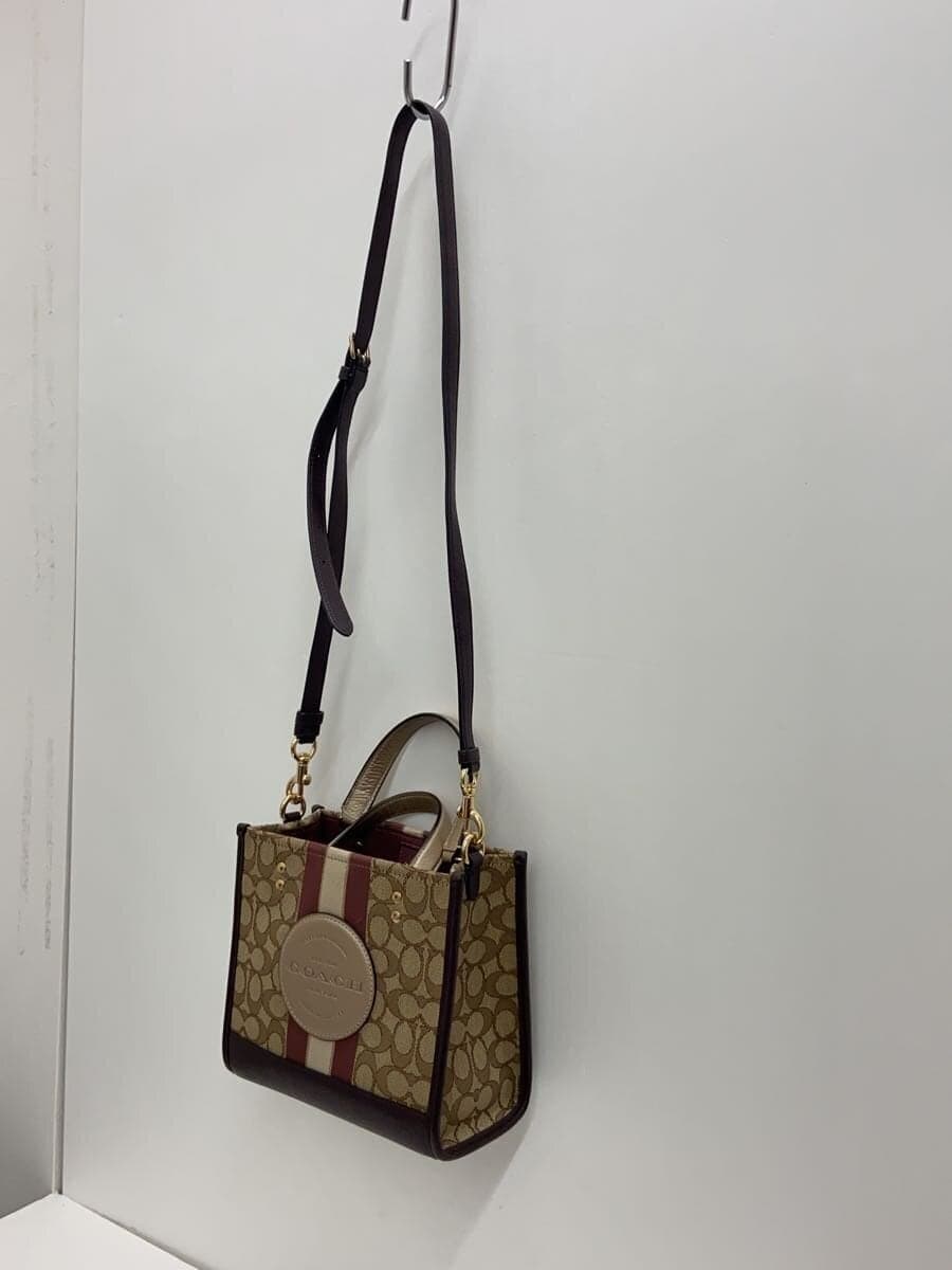 COACH Dempsey Tote 22_Signature_With Strap and COACH Patch Canvas BRD All Over 2