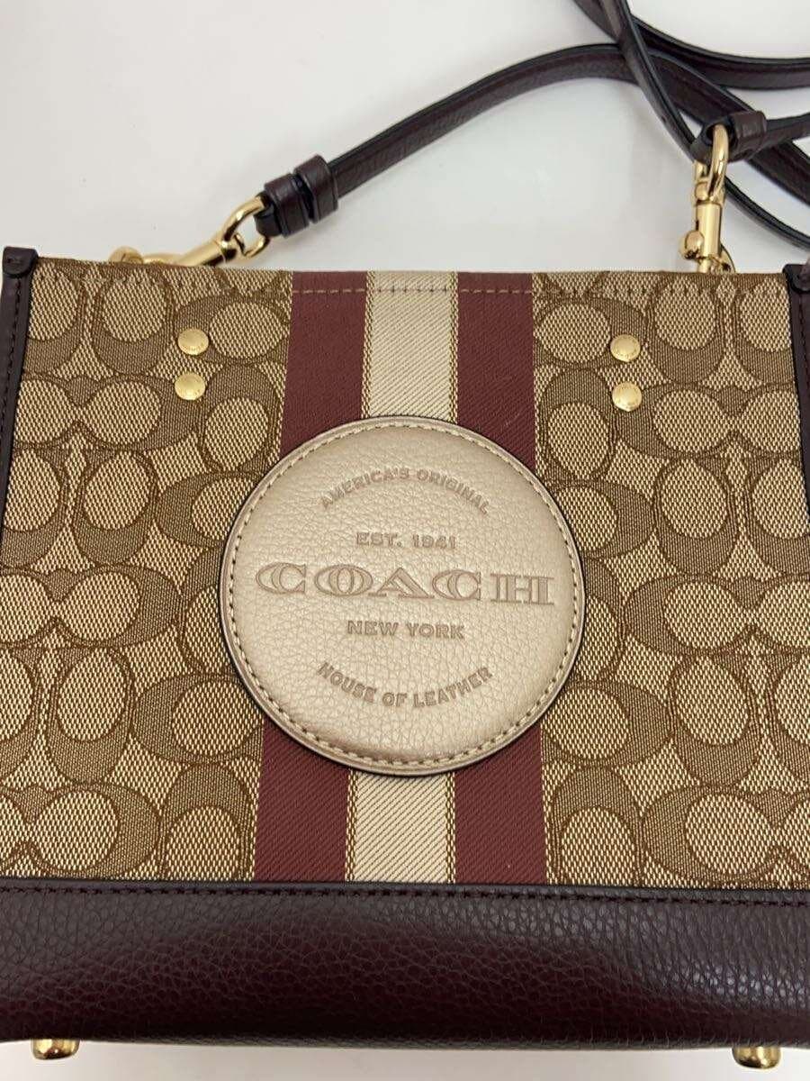 COACH Dempsey Tote 22_Signature_With Strap and COACH Patch Canvas BRD All Over 5
