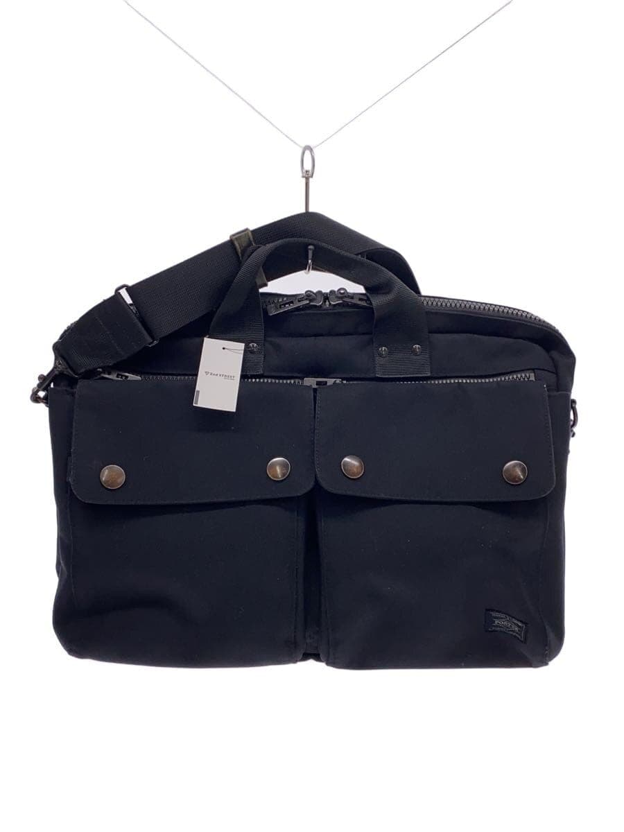 PORTER shoulder bag -- BLK ANGLE