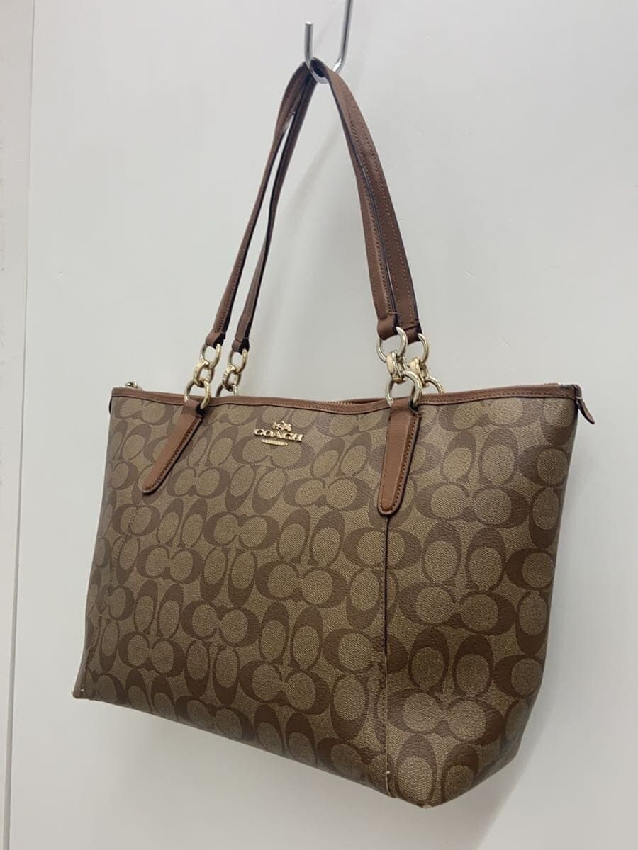 COACH Tote Bag_Signature_All-Over Print PVC BRW All-Over Print F55064 2