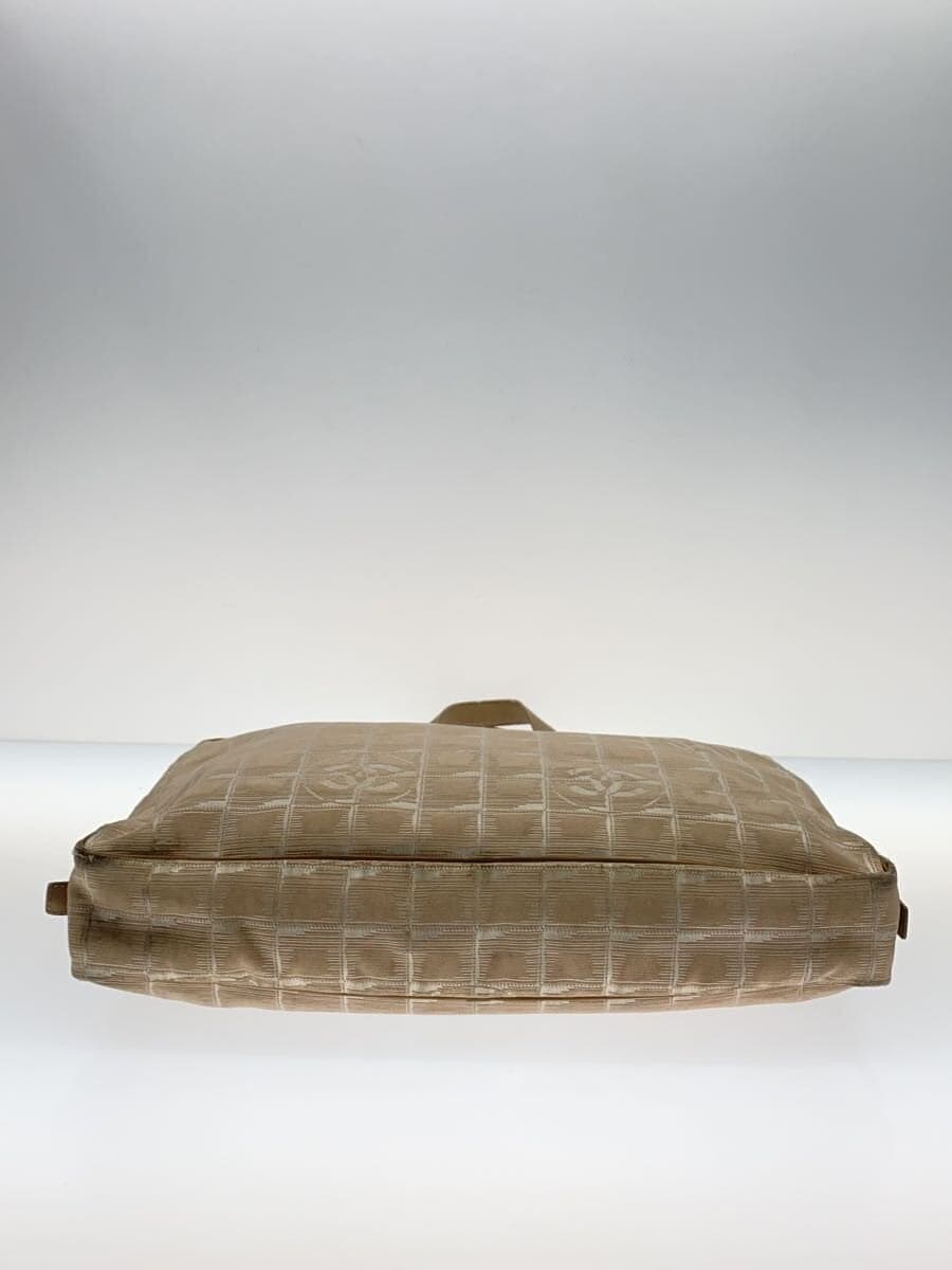 CHANEL Briefcase Nylon BEG 4