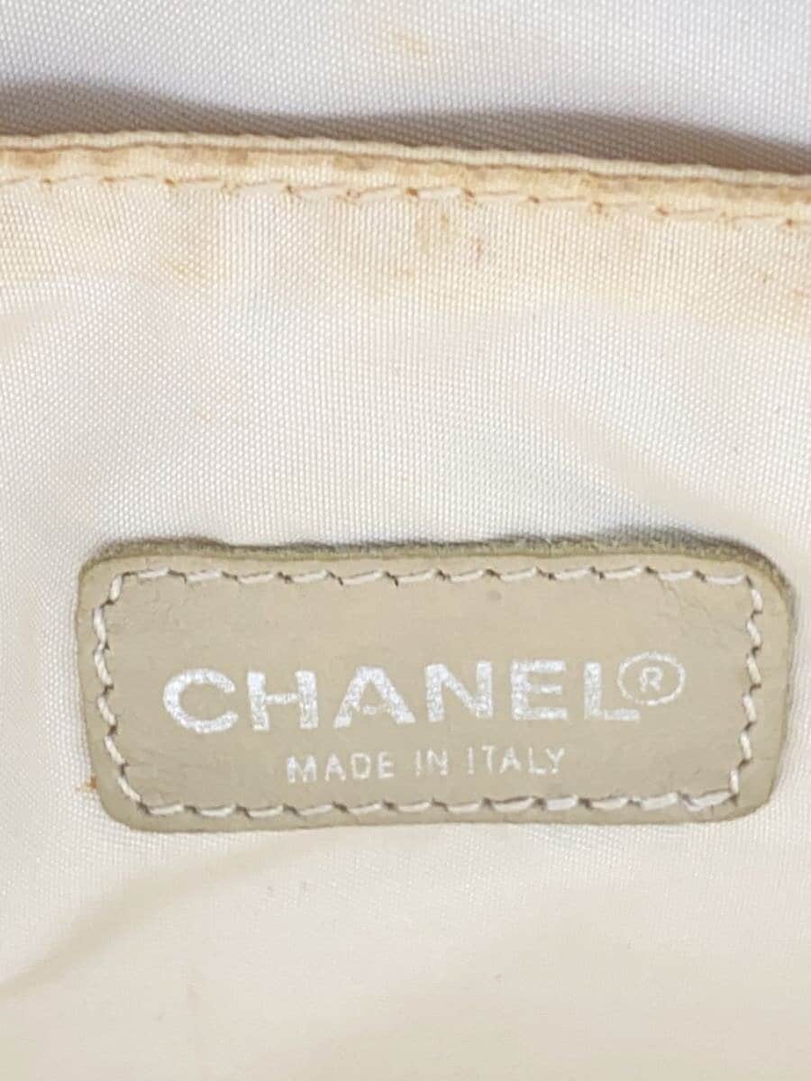 CHANEL Briefcase Nylon BEG 5