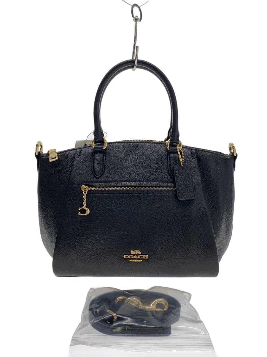 COACH Shoulder Bag Leather BLK C2247-79316