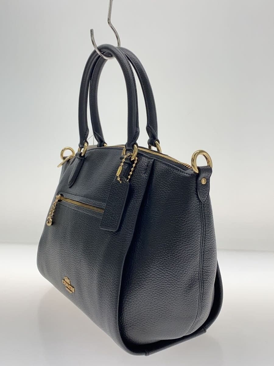 COACH Shoulder Bag Leather BLK C2247-79316 2