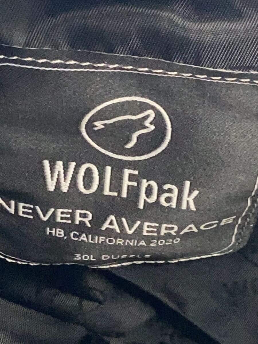 Other Brand WOL Fpak Perfect Duffle Bag Alpha Black 30L BLK 5