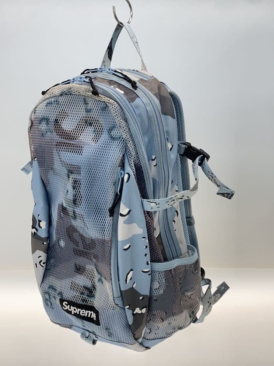 Supreme Backpack -- BLU Camo 20SS Shows signs of wear and yellowing 2
