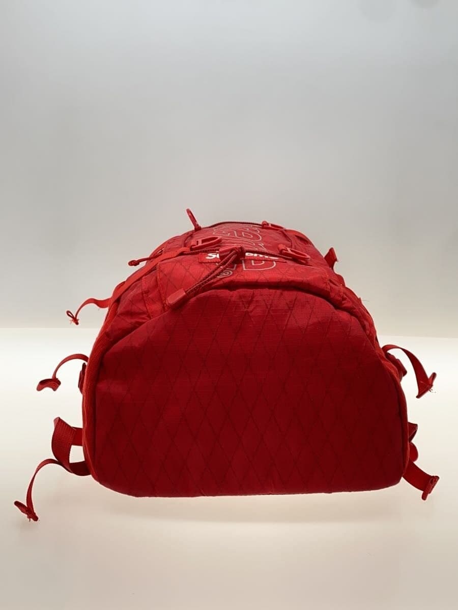 Supreme 18FW Backpack - Red Backpack Nylon Red Shows signs of fading and 4