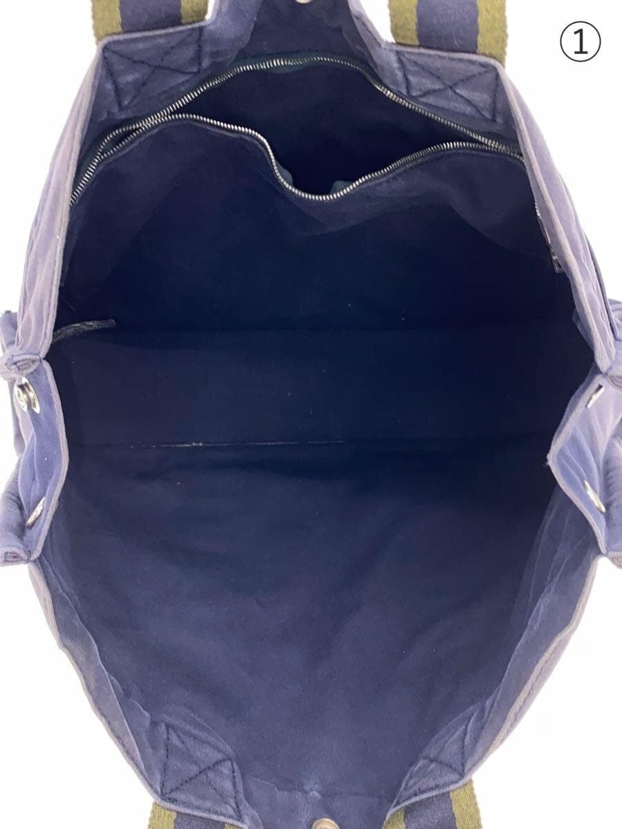 HERMES Tote Bag Cotton NVY 6