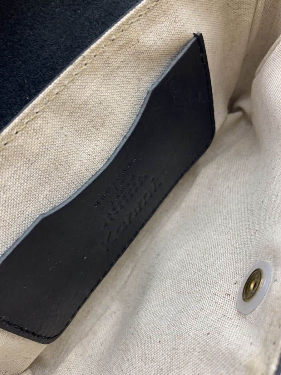 Kanmi. Shoulder bag Leather Black 6