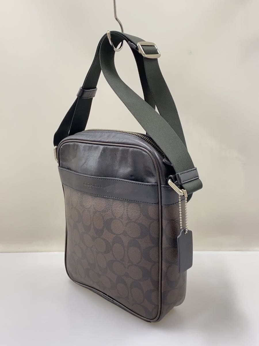 COACH Shoulder Bag_Signature Leather BLK All-Over Print F54788 2