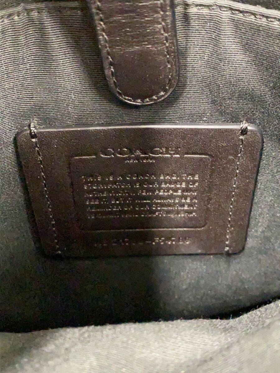 COACH Shoulder Bag_Signature Leather BLK All-Over Print F54788 5