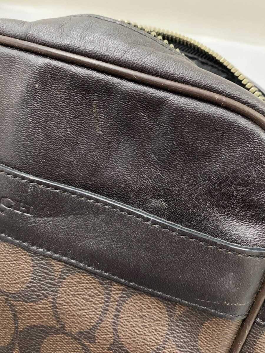 COACH Shoulder Bag_Signature Leather BLK All-Over Print F54788 8