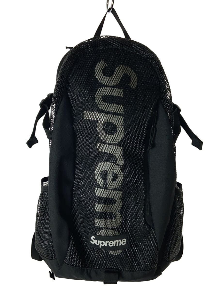 Supreme 20SS Backpack Mesh Backpack Polyester BLK Print