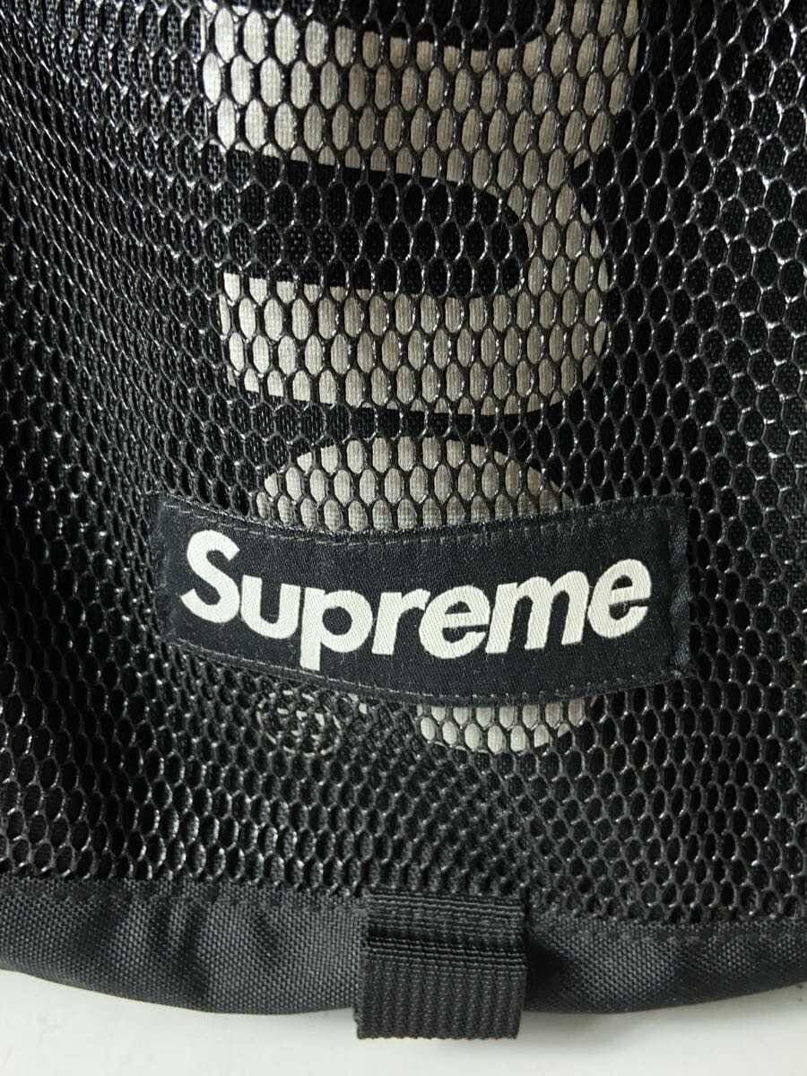 Supreme 20SS Backpack Mesh Backpack Polyester BLK Print 5