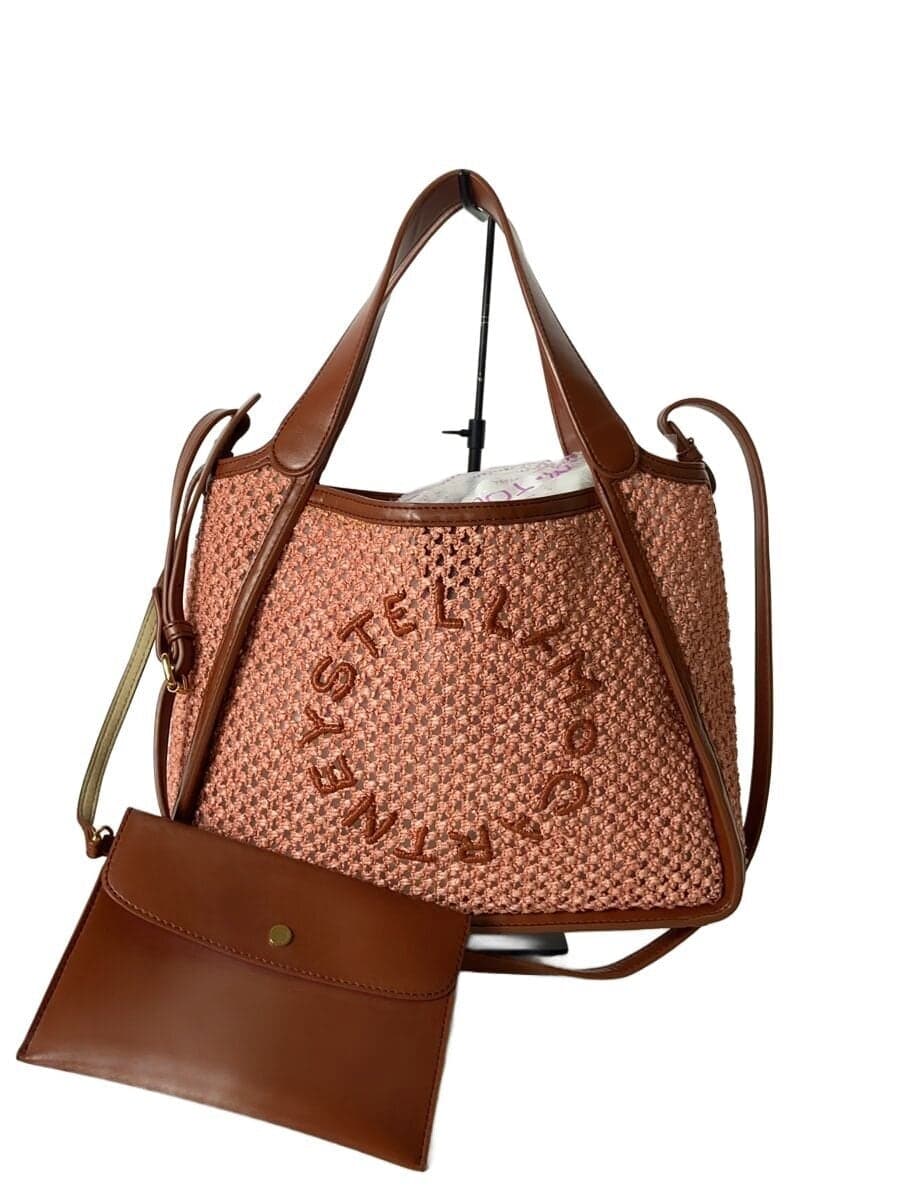 STELLAMcCARTNEY bag PNK plain embroidered logo