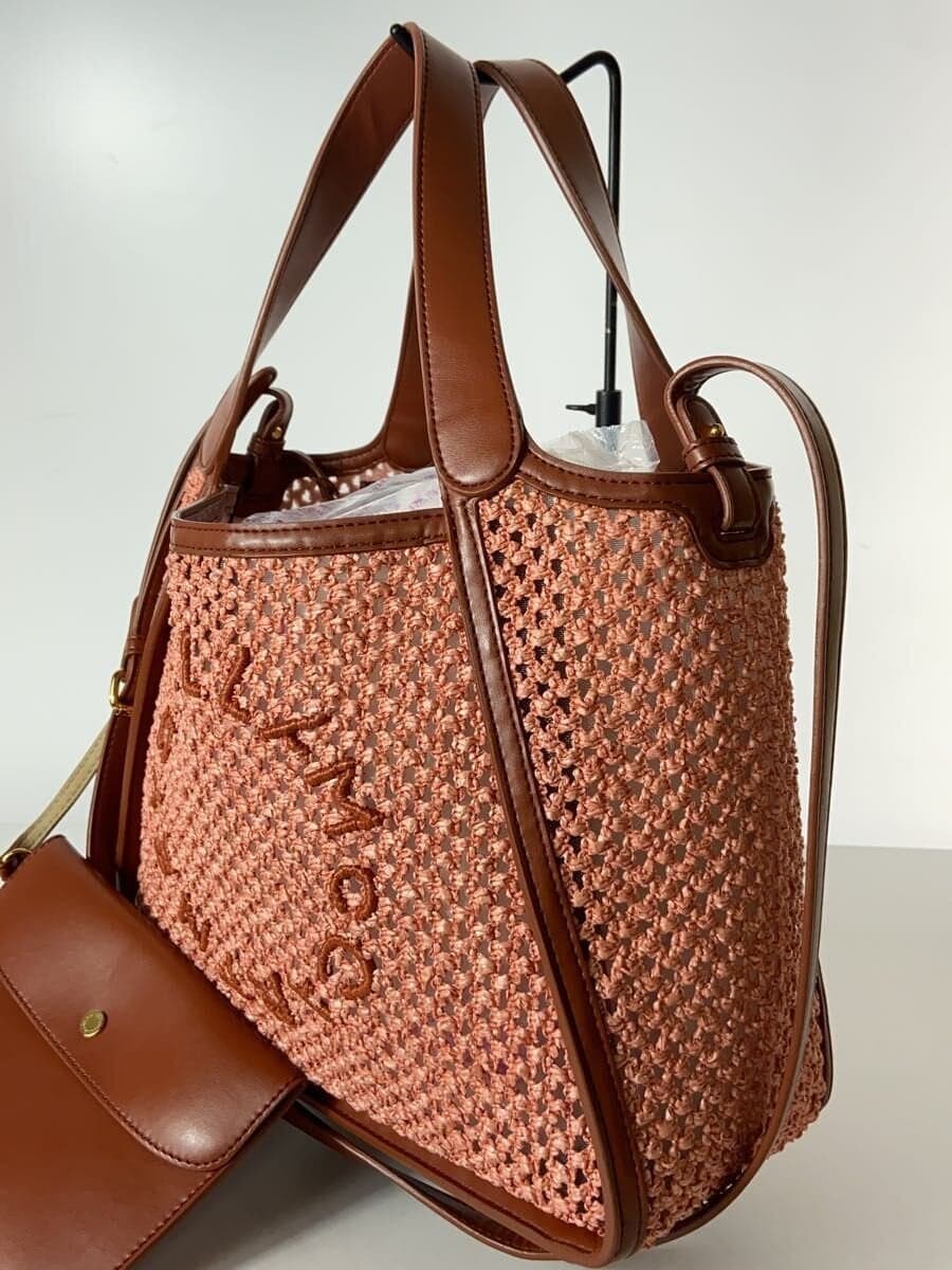 STELLAMcCARTNEY bag PNK plain embroidered logo 2