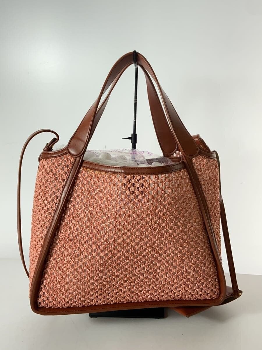 STELLAMcCARTNEY bag PNK plain embroidered logo 3