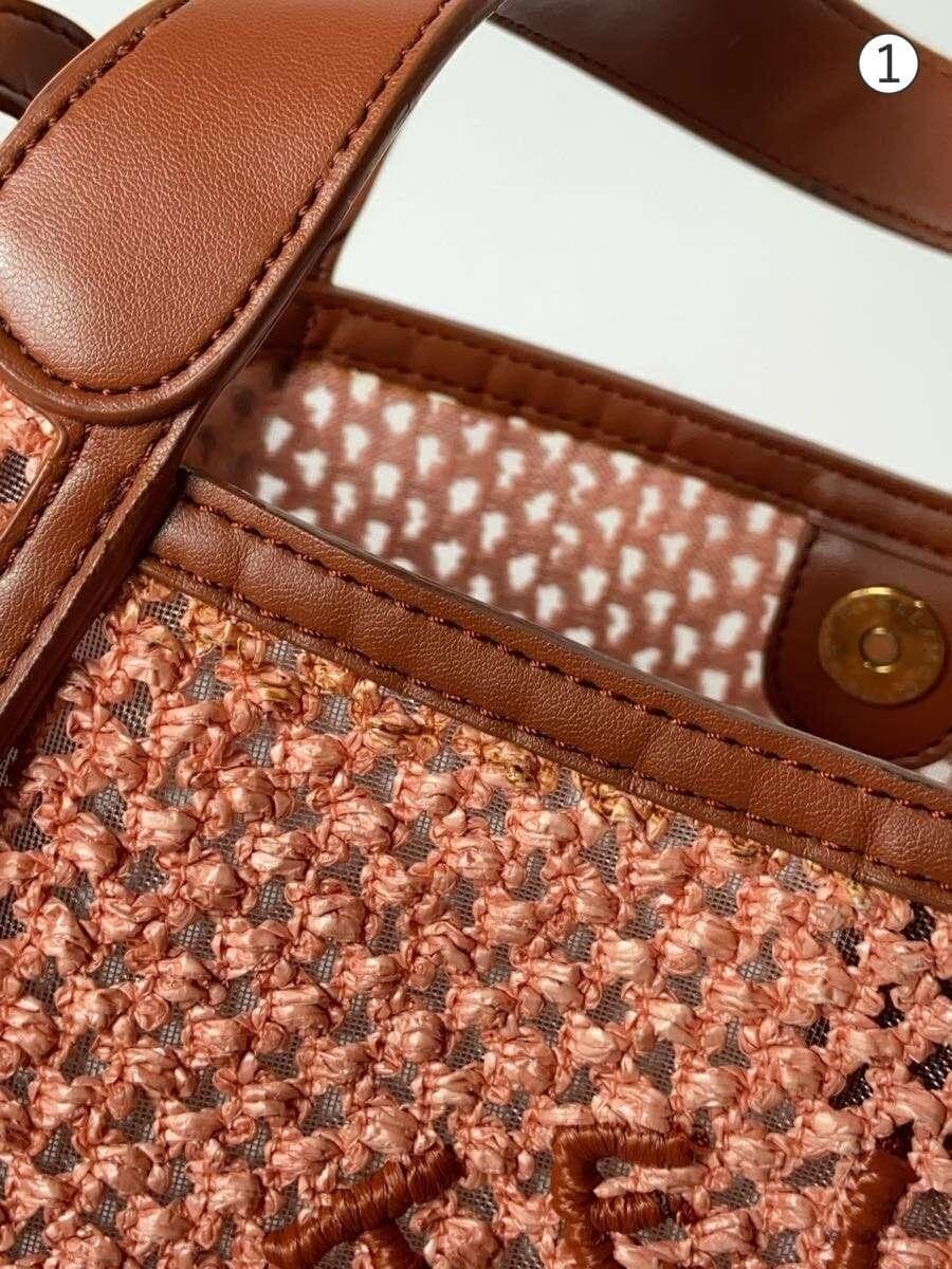 STELLAMcCARTNEY bag PNK plain embroidered logo 7